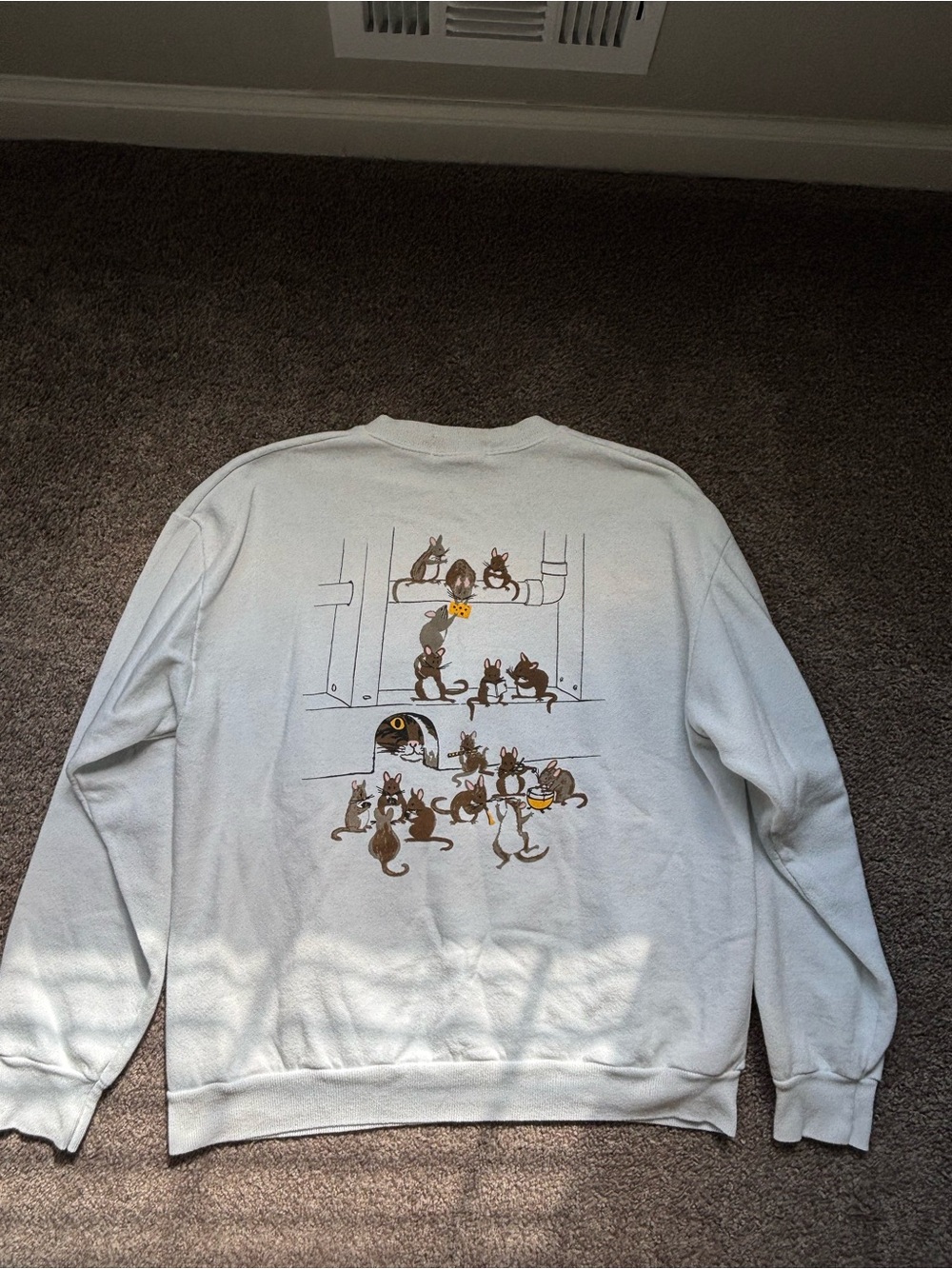 Vintage Orvis Cat & Mouse Graphic Sweatshirt - Picture 4 of 5